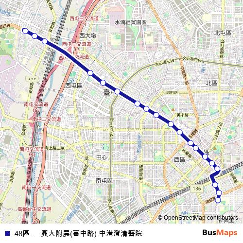 48區 bus Line Map