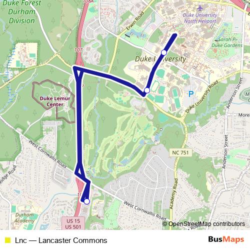 Lnc bus Line Map