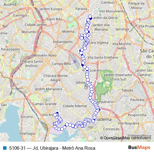 5106-31 bus Line Map