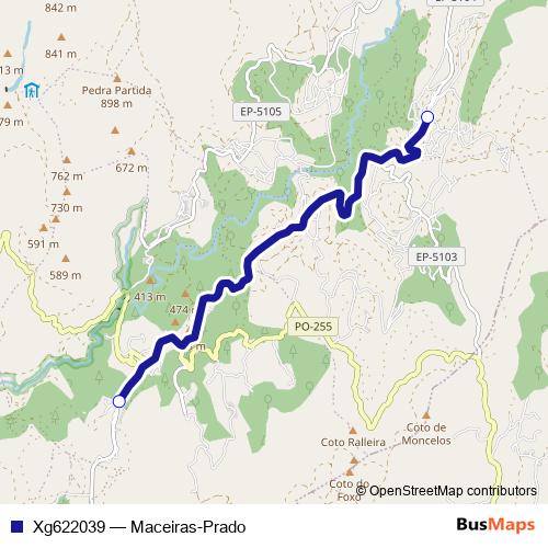 Xg622039 bus Line Map