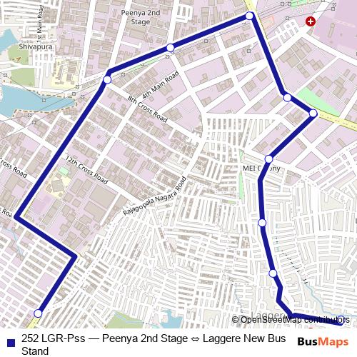 252 LGR-Pss bus Line Map