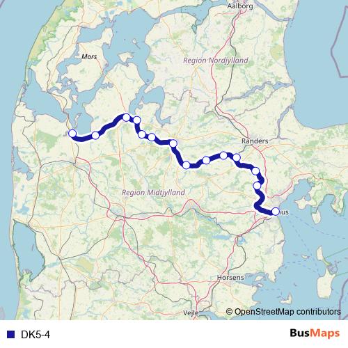 DK5-4 rail Line Map