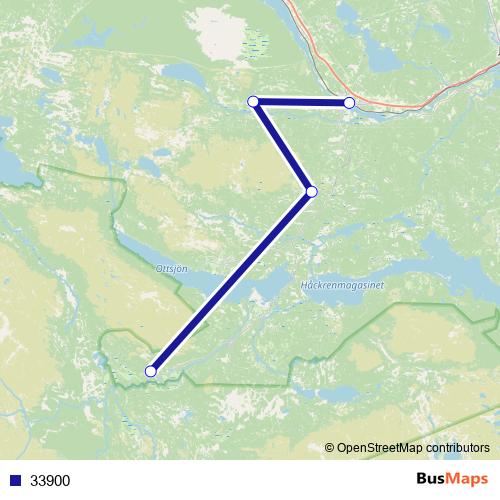 33900 bus Line Map