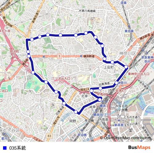 035系統 bus Line Map