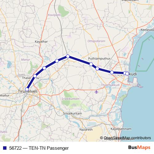 56722 rail Line Map