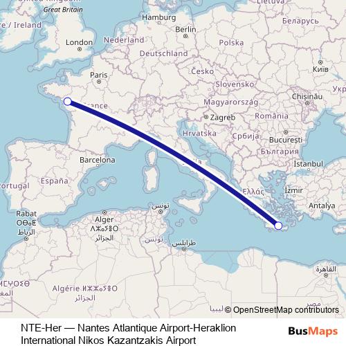 NTE-Her bus Line Map