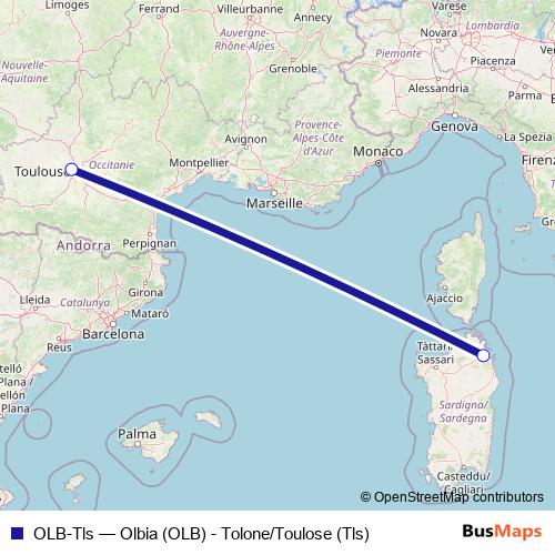 OLB-Tls air Line Map