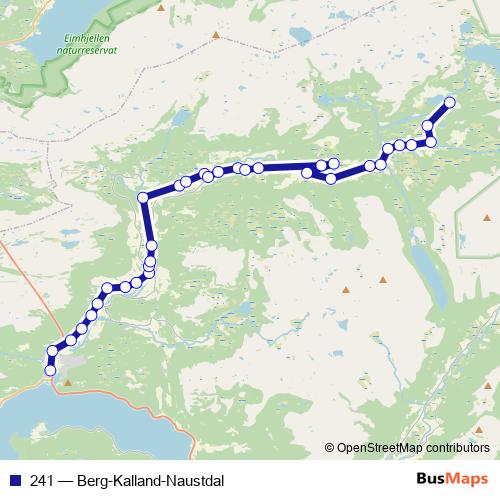 241 bus Line Map