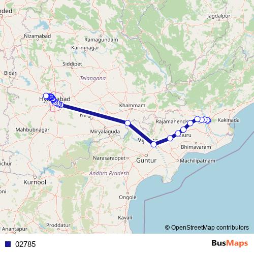 02785 bus Line Map