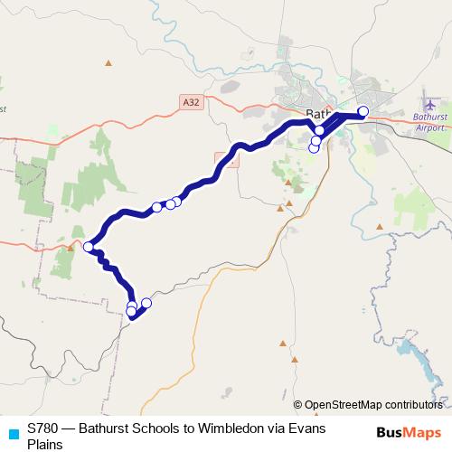 S780 bus Line Map