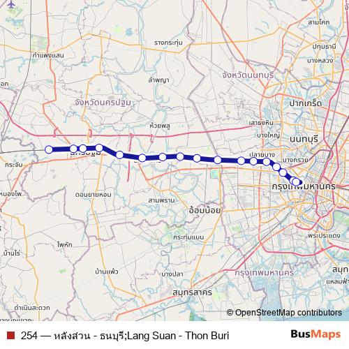 254 rail Line Map