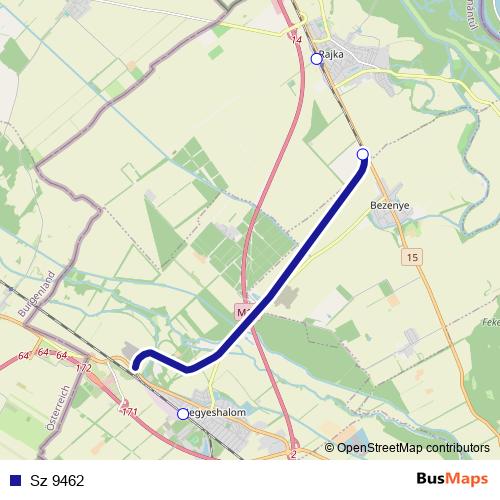 Sz 9462 rail Line Map