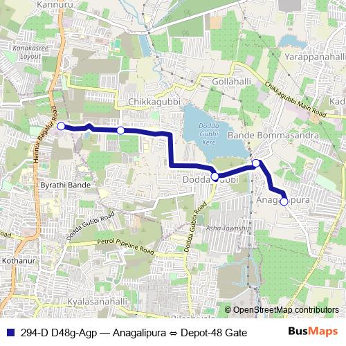 294-D D48g-Agp bus Line Map