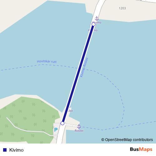 Kivimo ferry Line Map