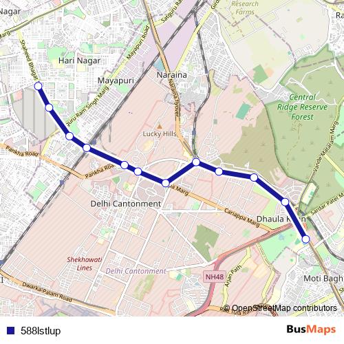 588lstlup bus Line Map