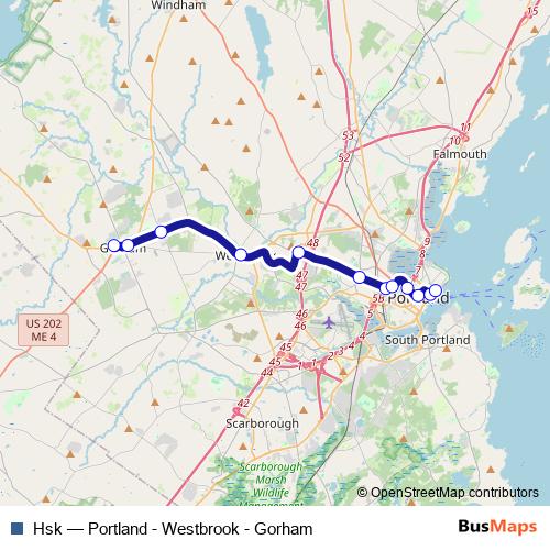 Hsk bus Line Map