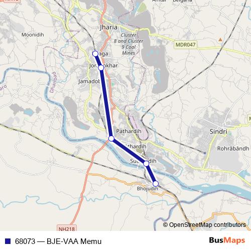 68073 rail Line Map