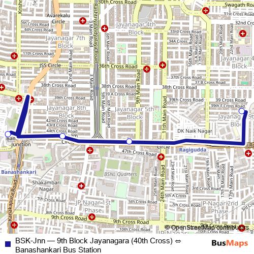 BSK-Jnn bus Line Map