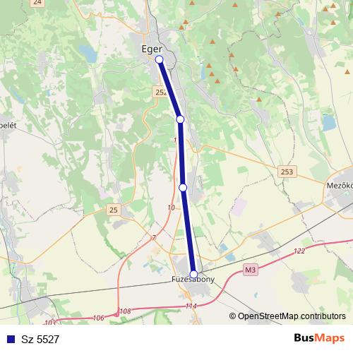 Sz 5527 rail Line Map