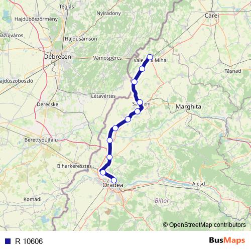 R 10606 rail Line Map