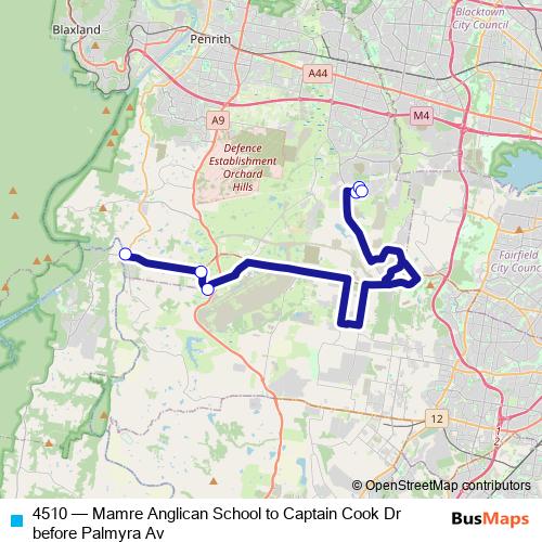 4510 bus Line Map
