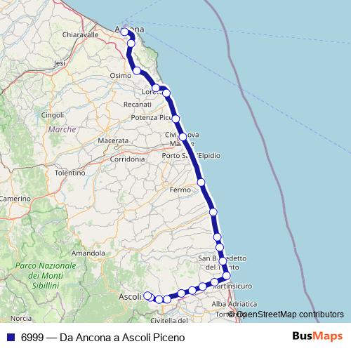 6999 rail Line Map