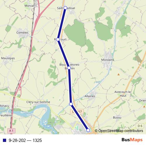 9-28-202 bus Line Map