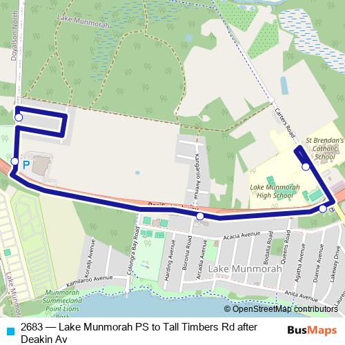 2683 bus Line Map