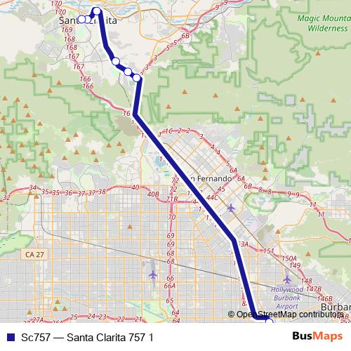 Sc757 bus Line Map