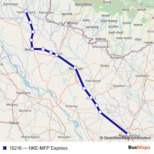 15216 rail Line Map