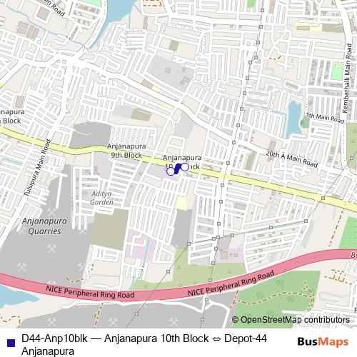 D44-Anp10blk bus Line Map