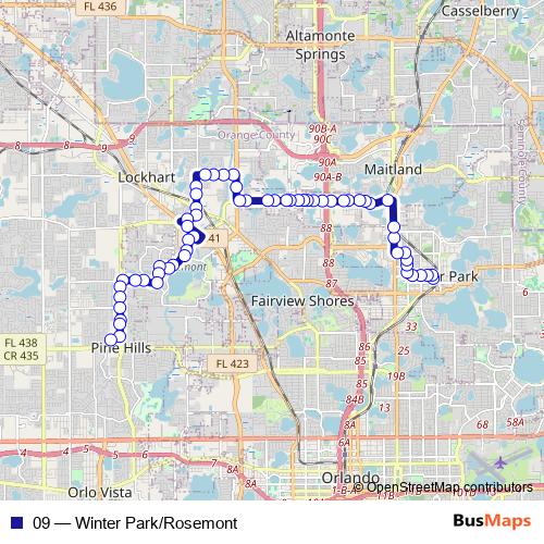 09 bus Line Map