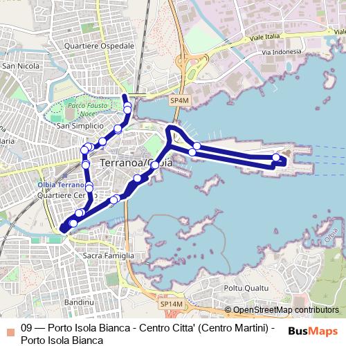 09 bus Line Map
