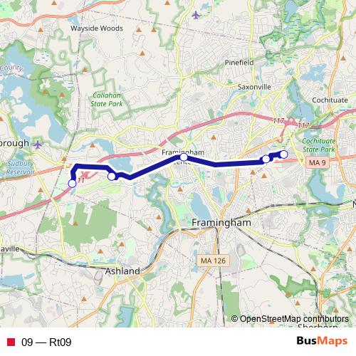 09 bus Line Map