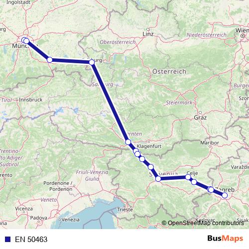 EN 50463 rail Line Map