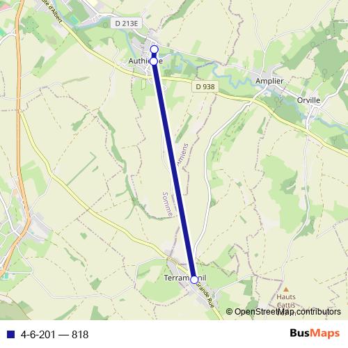 4-6-201 bus Line Map