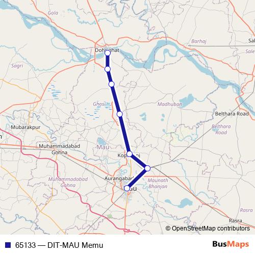 65133 rail Line Map