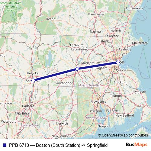 PPB 6713 bus Line Map