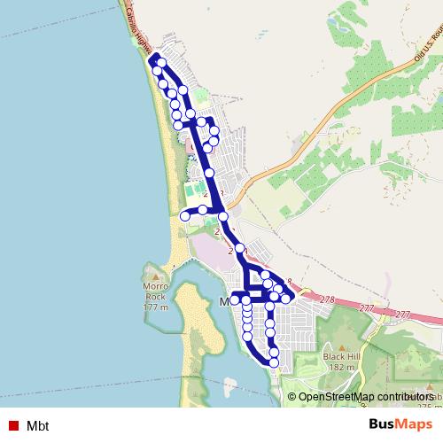 Mbt bus Line Map