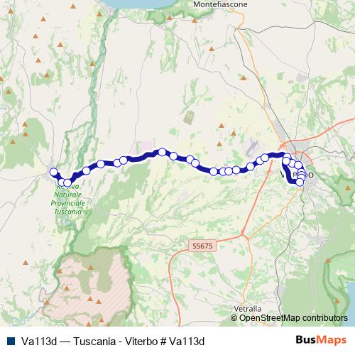 Va113d bus Line Map