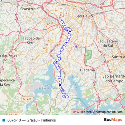 637g-10 bus Line Map