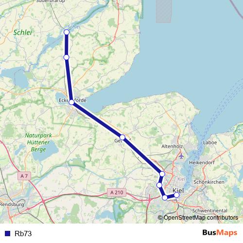 Rb73 rail Line Map