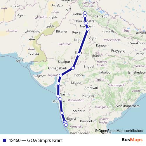 12450 rail Line Map