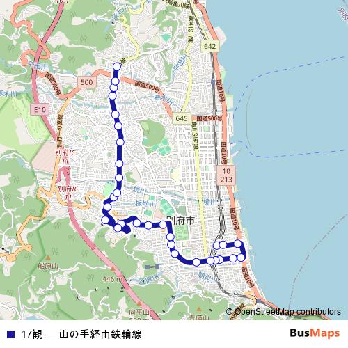 17観 bus Line Map
