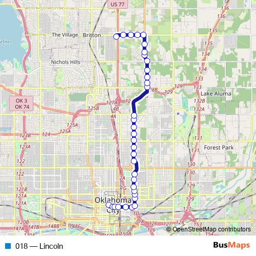 018 bus Line Map