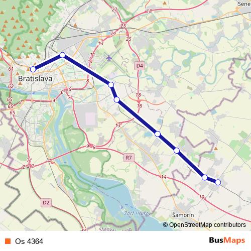 Os 4364 rail Line Map