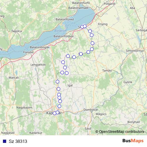 Sz 38313 rail Line Map