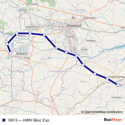18013 rail Line Map