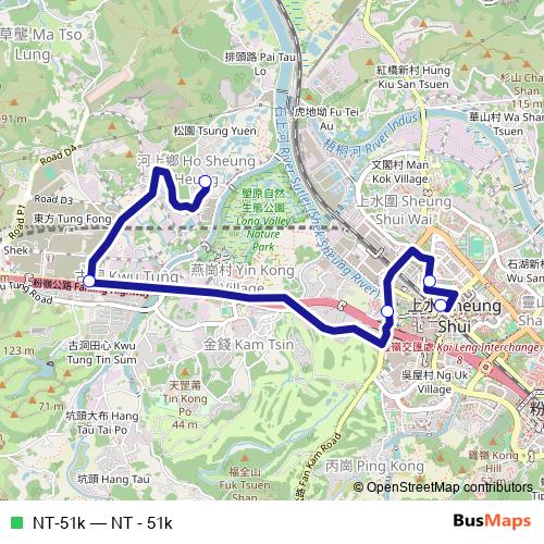 NT-51k bus Line Map