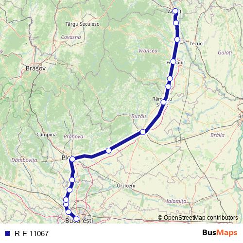R-E 11067 rail Line Map